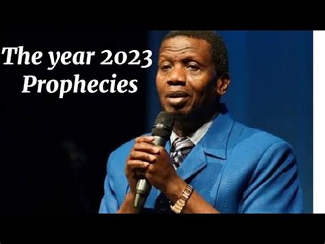 (3) To have a member of RCCG in every family of all nations. . Pastor adeboye prophecy for 2023